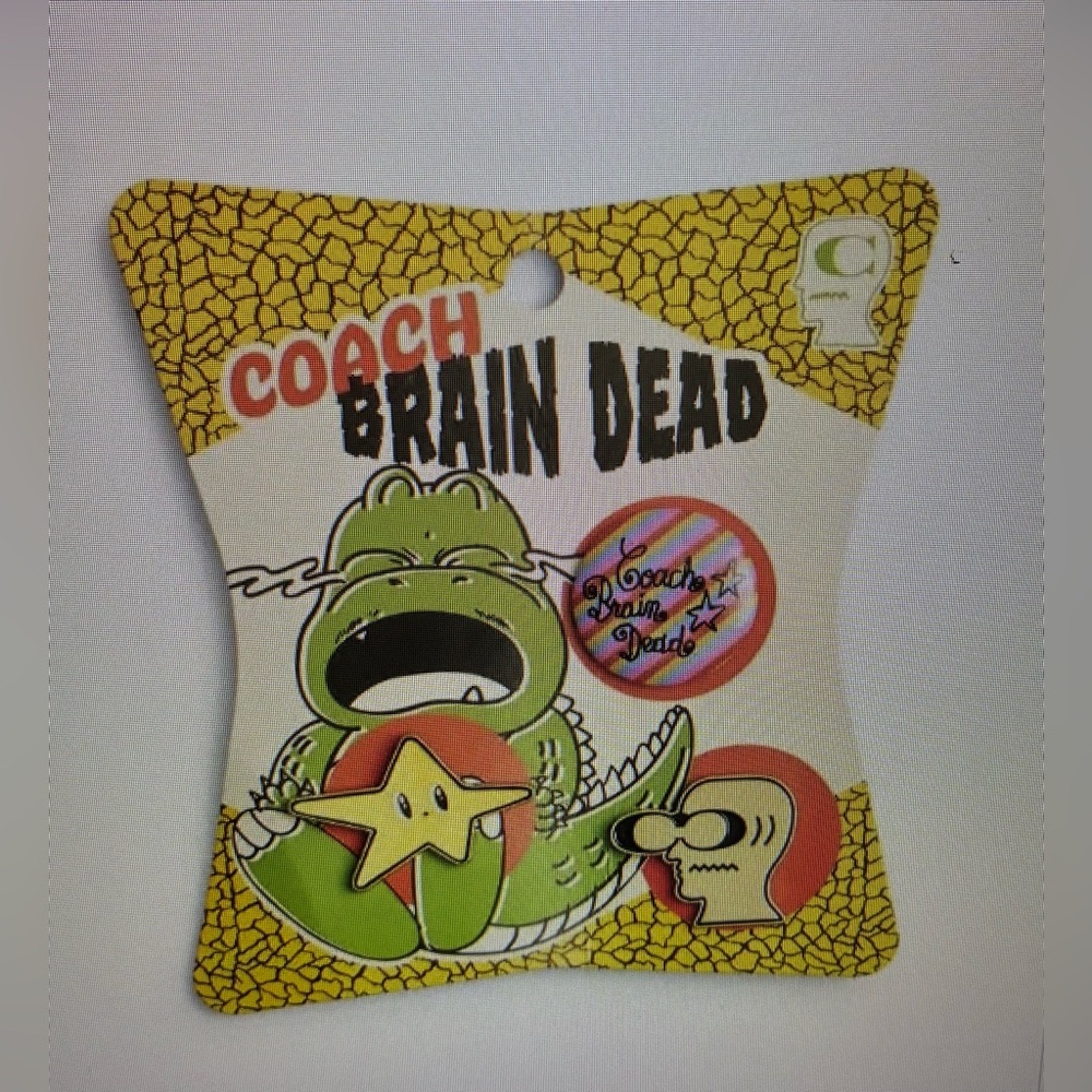 Brain Dead x Coach enamel Character pin set limited edition collab
